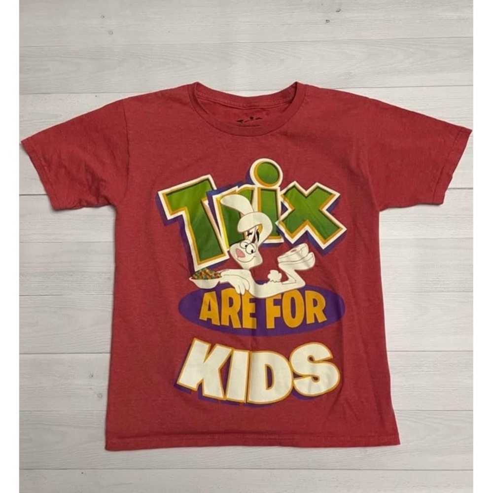 Trix are for kids short sleeve graphic tee shirt youth 10/12